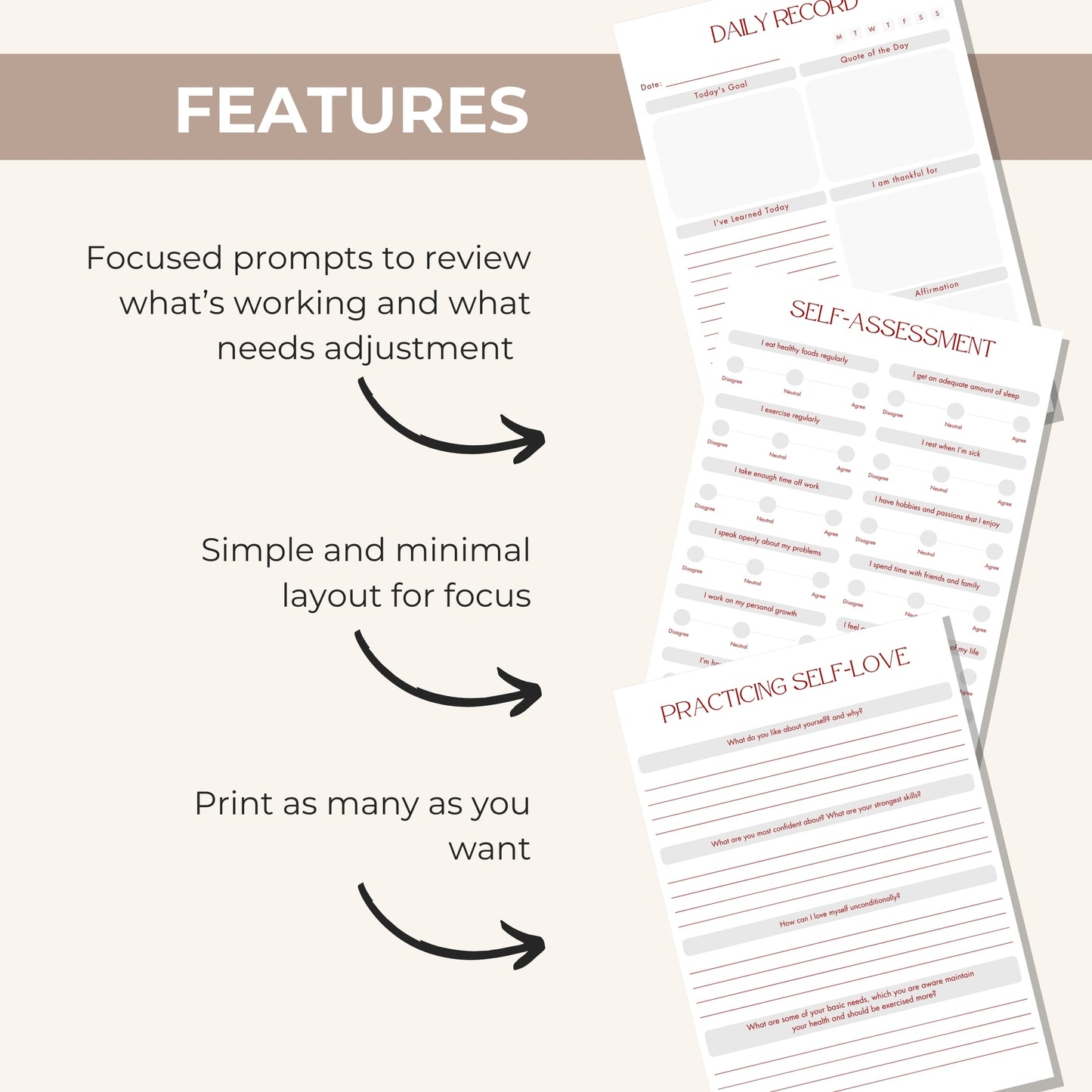 Self-Love Journal - Printable