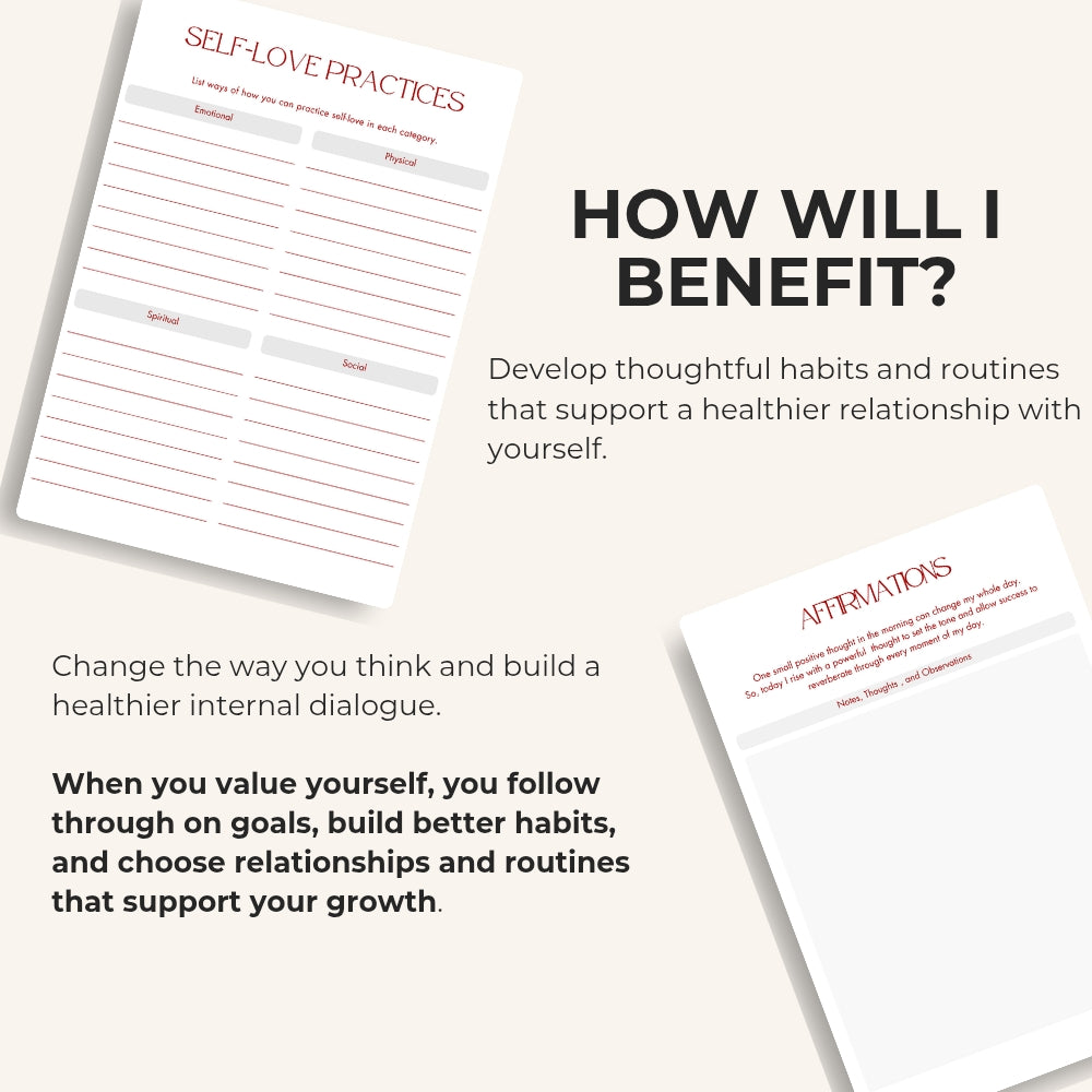 Self-Love Journal - Printable